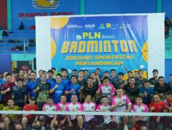 Pererat Silaturahmi Antar Instansi, PLN Batam Gelar Turnamen Badminton