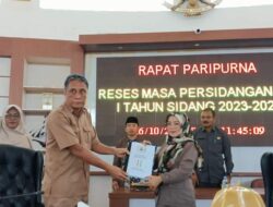 Rapat Paripurna Penetapan Hasil Reses DPRD Kabupaten Buol Tahun 2023-2024
