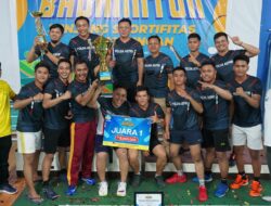 Mantap! Polda Kepri Raih Peringkat Pertama PLN Batam Badminton Turnamen