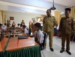 Pj Wali Kota Lhokseumawe Imran Tinjau Pelaksanaan Simulasi ANBK