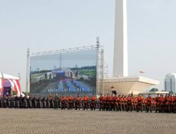 Geladi Bersih Upacara Parade dan Defile HUT ke-78 TNI Tahun 2023