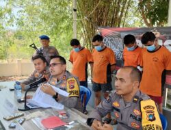 Polres Bangka Barat Tangkap Pelaku Pencurian Pasir Timah di KIP Shanko