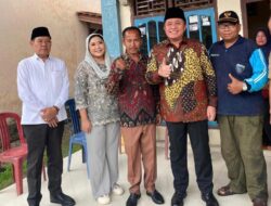 Mantan Gubernur Sumsel Herman Deru Tinjau Perbaikan Ruas Jalan Desa Tulung Harapan OKI