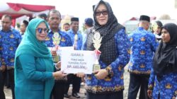 Upacara HUT Korpri di Aceh Utara Diwarnai Penghargaan Satyalancana dan Bagi-Bagi Hadiah