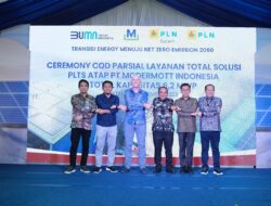 Wujudkan Energi Terbarukan, PLN Batam Mengoperasikan Layanan Total Solusi PLTS Atap PT Mc Dermott Indonesia secara Parsial