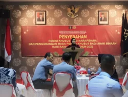 Kemenkumham Kepri Berikan Remisi Natal ke 252 Warga Binaan, Tiga Langsung Bebas