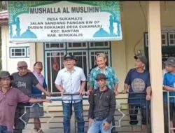 Dr Morison Bationg Sihite Bangun Masjid dan Mushalla Melalui Dana Pokir