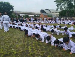 Taekwondo Indonesia Kota Palembang Gelar UKT di GOR Norman Sairo Jasdam II Sriwijaya