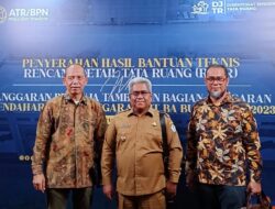 Pj Bupati Aceh Utara Terima Hasil Bantuan Teknis RDTR dari Kementerian ATR/BPN