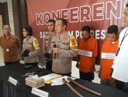 Polrestabes Palembang Gelar Konferensi Pers Kasus Pembunuhan Adios Pratama