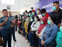 Lanal Dumai Amankan 40 PMI Non Prosedural dari Malaysia