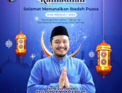 Sambut Ramadan 1445 H, Randi Zulmariadi Ajak Masyarakat Provinsi Kepri Tingkatkan Iman dan Takwa