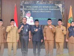 Pj Wali Kota Padangsidempuan Lantik 5 Pejabat Pimpinan Tinggi Pratama