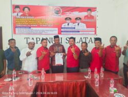 Bakal Calon Bupati Tapsel Rasyid Assaf Dongoran Daftar ke PDIP