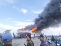 Saat Perbaikan, KMP Permata Lestari I Alami Kebakaran