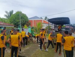 Sambut Hari Bhayangkara ke-78, Polres Buol Gelar Bakti Sosial