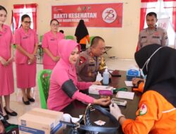 Sambut Hari Bhayangkara ke-78, Polres Buol Gelar Donor Darah