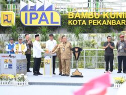 Presiden Jokowi Resmikan Instalasi Pengolahan Air Limbah di Pekanbaru