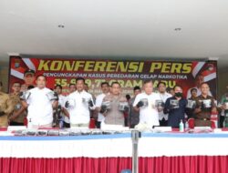 Ketua Komisi I DPRD Batam Hadiri Pemusnahan Narkoba di Mapolresta Barelang