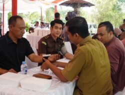 Sambut HBA ke-64, Kejati Kepri Gelar Donor Darah dan Pemeriksaan Kesehatan Gratis