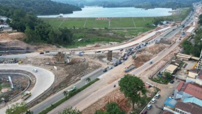 Progres Pembangunan Fly Over Sei Ladi Batam Capai 45 Persen