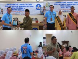Kejati Kepri Sosialisasi Bahaya Judi Online di SMAN 5 Batam