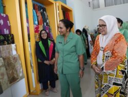 Marlin Agustina Dampingi Ketua Persit Kunjungi Gedung Dekranasda Batam