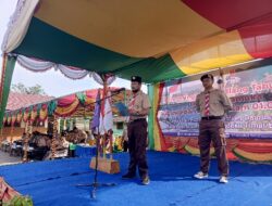 Pj Kades Pematang Duku Timur Jadi Inspektur Upacara Peringatan Hari Pramuka ke-63