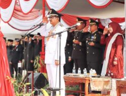 Peringati HUT ke-79 RI, Pemkab Tanjab Barat Gelar Upacara di Alun-Alun Kuala Tungkal