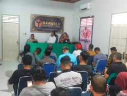 Panwaslih Bireuen Gelar Diskusi Pengawasan Pertisipatif dengan Wartawan