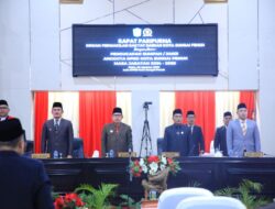 Wako Ahmadi Hadiri Paripurna Pengambilan Sumpah Anggota DPRD Sungai Penuh Periode 2024-2029