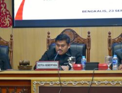 Gelar Paripurna Perdana, DPRD Bengkalis Tetapkan 7 Fraksi