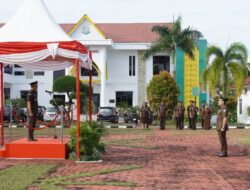 Asintel Kejati Kepri Jadi Inspektur Upacara Hari Kesakitan Pancasila