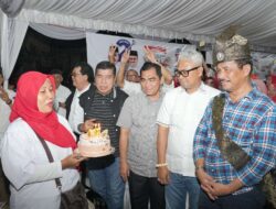 Masyarakat Tanjung Uma Batam Rayakan Ultah Muhammad Rudi