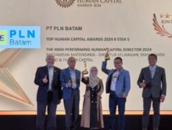PLN Batam Raih Penghargaan Bergengsi TOP Human Capital Awards 2024