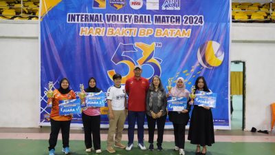 BP Batam Resmi Akhiri Internal Volley Ball Match 2024