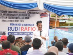 Orasi Politik Muhammad Rudi Bakar Semangat Masyarakat Tanjungpinang
