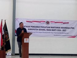 Andrea Nanda Saputra Resmi Nahkodai PWI Kabupaten Serang Periode 2024-2027