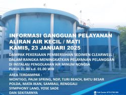 Jaga Kualitas Air ke Pelanggan, ABH Lakukan Pekerjaan Pembersihan Sedimen Clearwell di IPAM Nongsa