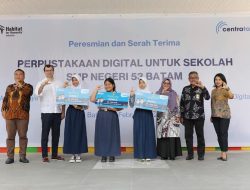 Pojok Baca Digital SMPN 53 Batam Diresmikan