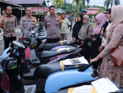 Pencurian Kendaraan Bermotor Terungkap di Kampar, 13 Sepeda Motor Ditemukan