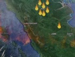 Hotspot Titik Panas Terpantau di Inhil Hari Ini