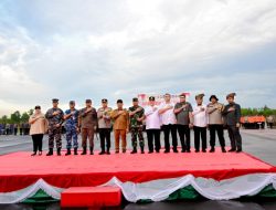 Bupati Kasmarni Hadiri Apel Siaga Karhutla 2025 di Dumai
