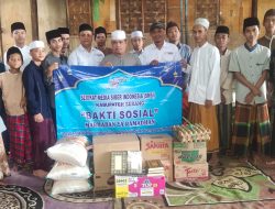 Peduli Santri, SMSI Kabupaten Serang Gelar Bakti Sosial di Ponpes Manba’ul Al-Kufy