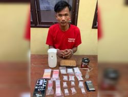 Miliki Alat Timbang dan Puluhan Paket Sabu, Pria di Inhu Dibekuk Polisi