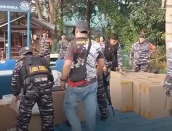 Rokok Ilegal Senilai Rp1,4 Miliar dari Tanjung Uban Ditangkap di Pelabuhan Palmatak Anambas