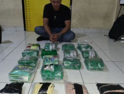Baru Bebas Bersyarat, Residivis Narkoba di Pekanbaru Kembali Ditangkap Bawa 14 Kg Sabu dan Ribuan Pil Ekstasi