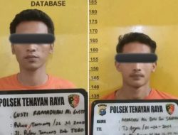 Baru Hirup Udara Bebas, Dua Eks Napi Pencurian di Pekanbaru Kembali Ditangkap