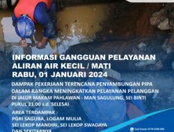 Tingkatkan Pelayanan ke Pelanggan, ABH Lakukan Penyambungan Pipa di Jalur Makam Pahlawan Sagulung