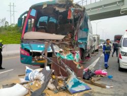 Bus Tabrak Truk di Tol Pekanbaru-Dumai, Satu Tewas dan Sopir Kabur